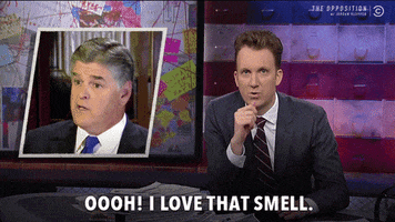 smell love GIF by The Opposition w/ Jordan Klepper