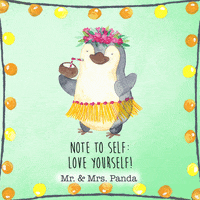 Vacation Penguin GIF by Mr. & Mrs. Panda