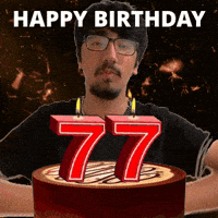 Happy 77Th Birthday GIF