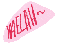 Pink Sigh Sticker