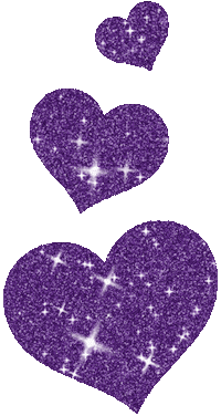 Purple Hearts Halloween Sticker by blackmooncosmetics