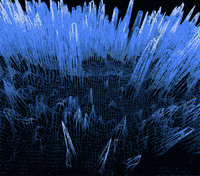 digijing glitch retro pattern numbers GIF