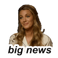 Interested Breaking News Sticker by Blake Lively Fan