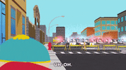 scared eric cartman GIF by South Park 