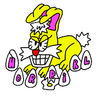 Bunny Sticker by Pablo