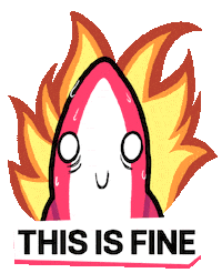 Stressed Oh No Sticker by HertsSU