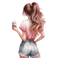 Girl Sticker