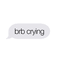 sad text Sticker