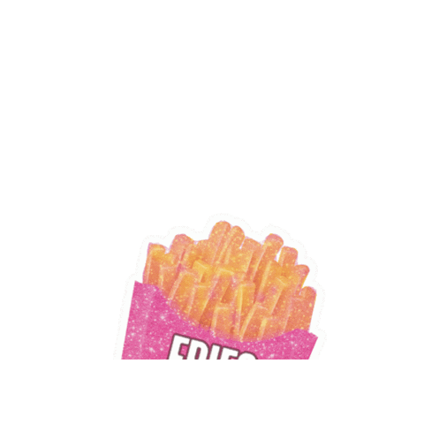 Comida Fries Sticker by Unicorn Cosmetics