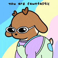 Deerpack happy sweet nft ily GIF