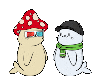 Fun Illustration Sticker by Sappy Seals Community