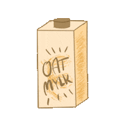 therawberry coffee vegan milk plant based Sticker