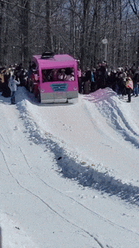 Colorful Cardboard Barbie Van, Stanley Cup and More Race in Sled Competition