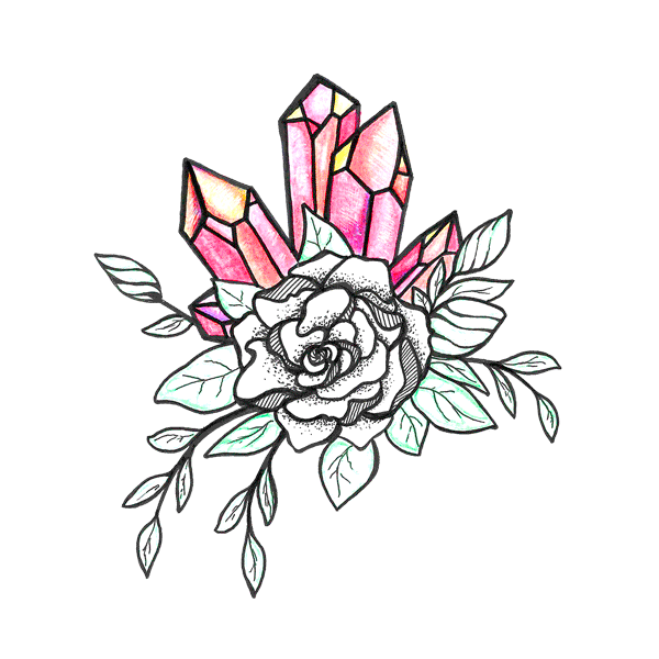 art__nikl giphyupload flower flowers rose Sticker