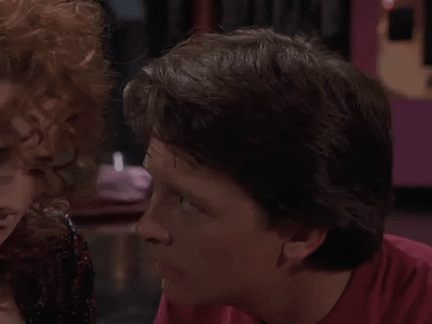 Looking Around Michael J Fox GIF by Back to the Future Trilogy