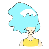 Happy Tears Crying Sticker by KAKIYUKI