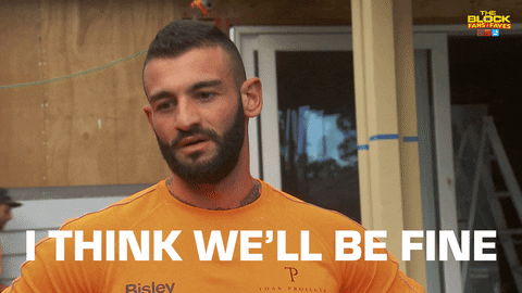 Channel 9 Reaction GIF by The Block