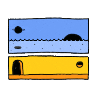sea planet Sticker by chehehe