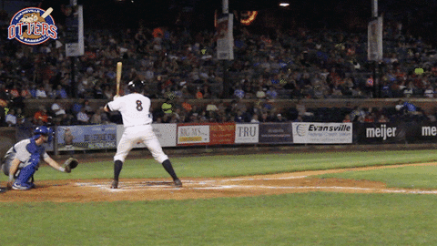 EvansvilleOtters giphyupload happy excited baseball GIF