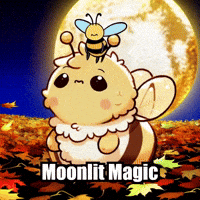 Harvest Moon Autumn GIF by Beelightened