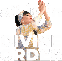 Diva Pray Sticker by Ingrid Arna