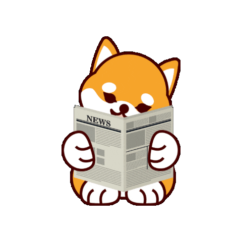 Shiba Inu Dog Sticker by DEOW Japan