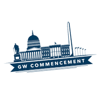 Gw Gwcommencement Sticker by George Washington University