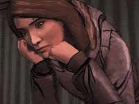 Contemplating The Walking Dead Game GIF