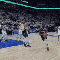 Nba Playoffs Running GIF by NBA