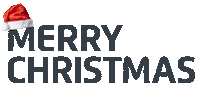 Maytronicsau christmas merry christmas holiday season Christmas hat Sticker