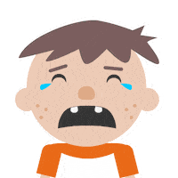 Sad Tears Sticker by Woohoo Storytime
