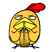 chicken bubble Sticker by ShiGai