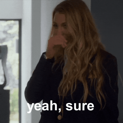 Whatever You Say Thinking GIF by Blake Lively Fan