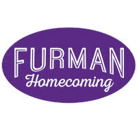 Greenville Sc Homecoming Sticker by Furman University