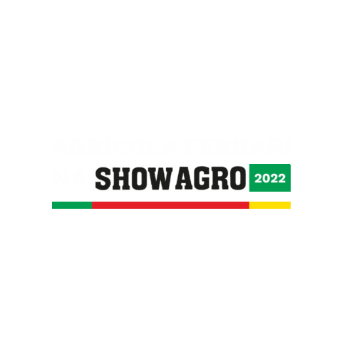 agricolaferrari giphygifmaker agrícola ferrari showagro ferrari Sticker