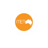 Metaustralia australia stamp studentvisa metaustralia Sticker