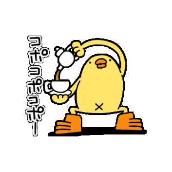 Bird Chicken Sticker by ぴょろりんちょ（ひよこ人間ぴよ）