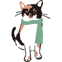 Cat 貓 Sticker by inBlooomDesign