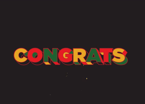 Congrats!
