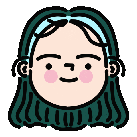 Girl Hello Sticker