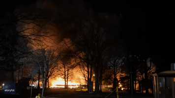 Residents Witness 'Small Explosions' as North Carolina Fertilizer Plant Burns