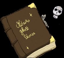 Mitsukoandco halloween skull witch ghost stories GIF