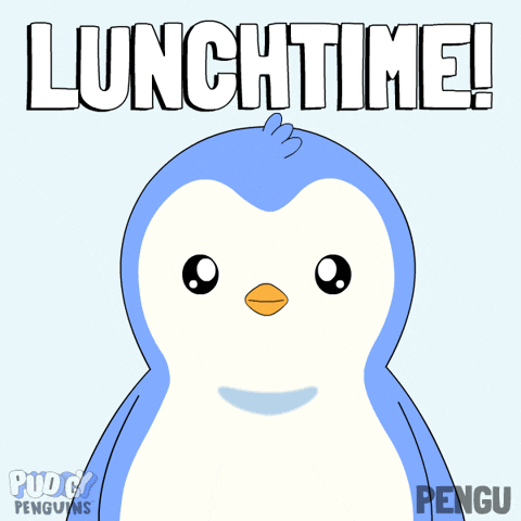Hungry Lets Eat GIF by Pudgy Penguins