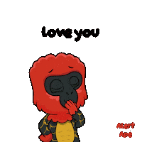 Love You Kiss Sticker by VeeFriends