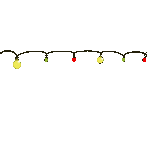 Christmas Lights Sticker