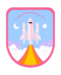 space pink Sticker by Rosé All Day Cosmetics