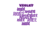 violet defiemotions Sticker by Jenny