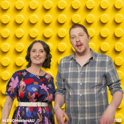 LEGOMastersAU giphyupload up point australia GIF