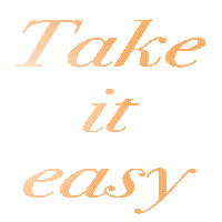 Take It Easy Sticker