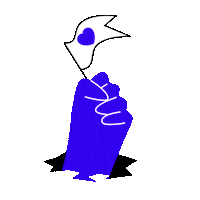 Hand Flag Sticker by tonik
